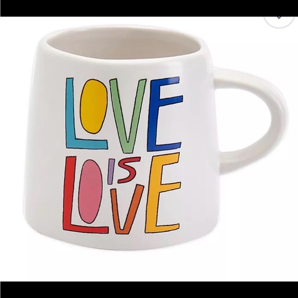 🆕 SEXYBRAINBOUTIQUE: LOVE IS LOVE PRIDE MUG 🌈🌈🤍 - Picture 4 of 4